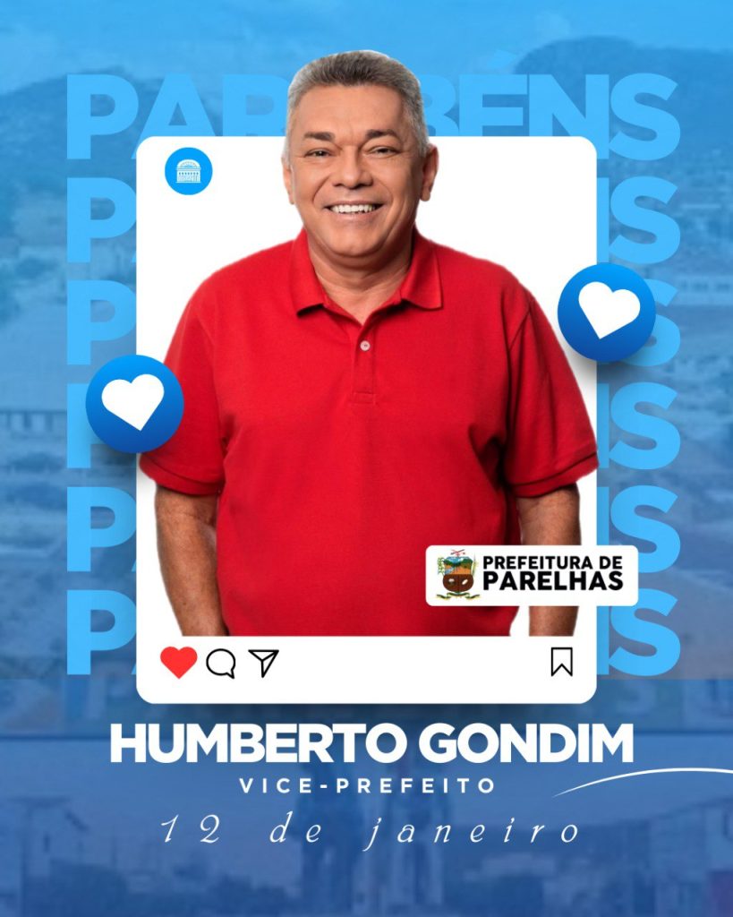 12 de janeiro – Feliz Aniversário, Humberto Gondim!