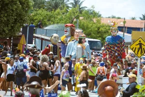Foliões se despedem do Carnaval sob a animação do Baiacu na Vara